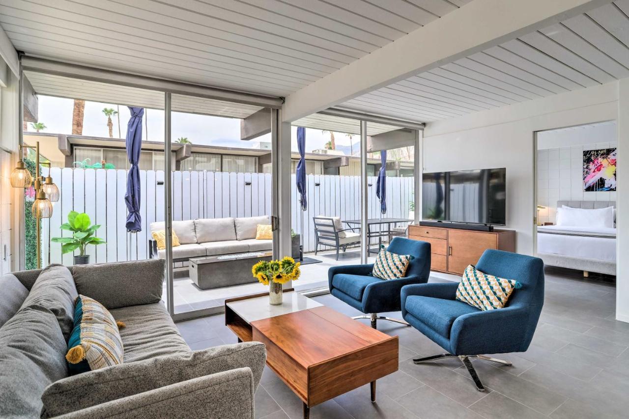Mid-Century Palm Springs Bungalow With Patio! Exterior foto